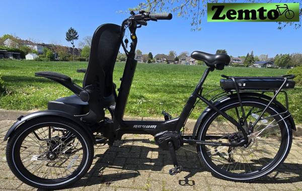Elektro Dreirad Zemto-Mover T5, kleine Rikscha, mit Lastenrad Umbau Möglichkeit